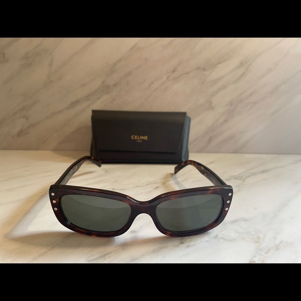 CELINE Tortoise Sunglasses - Picture 2 of 9